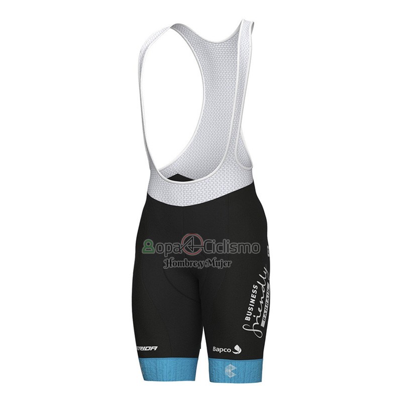 Bahrain Victorious Ropa Ciclismo Culotte Corto 2023 Mangas Cortas Negro Rojo